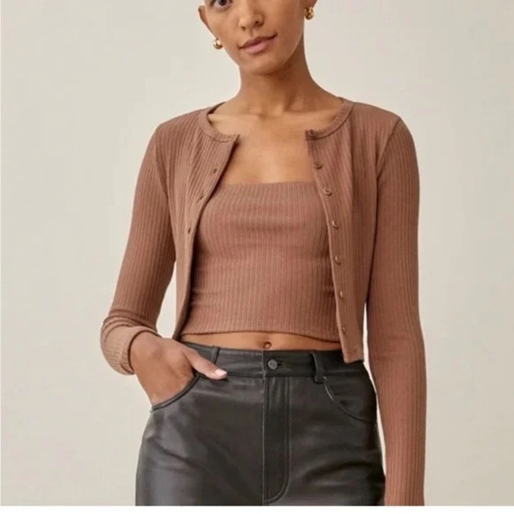 Ruby Cardigan Set Reformation